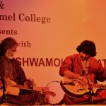 Toumani Diabate and Pt.Vishwamohan Bhatt at Mount Carmel College