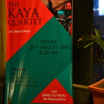 The Kaya Quartet at The Bflat Bar, Bangalore
