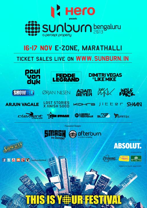 Sunburn Bangalore moved to Ezone Club, Bangalore WhatsTheScene